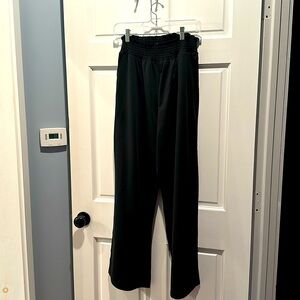 Large wide leg black pants